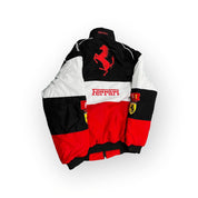 Frankie - Veste de course rétro pour hommes et femmes avec motif Ferrari - Style vintage