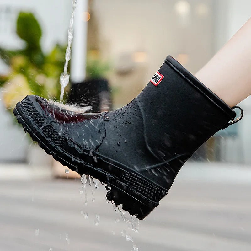 Clemira - Bottes de pluie mi-hautes imperméables et élégantes pour femmes