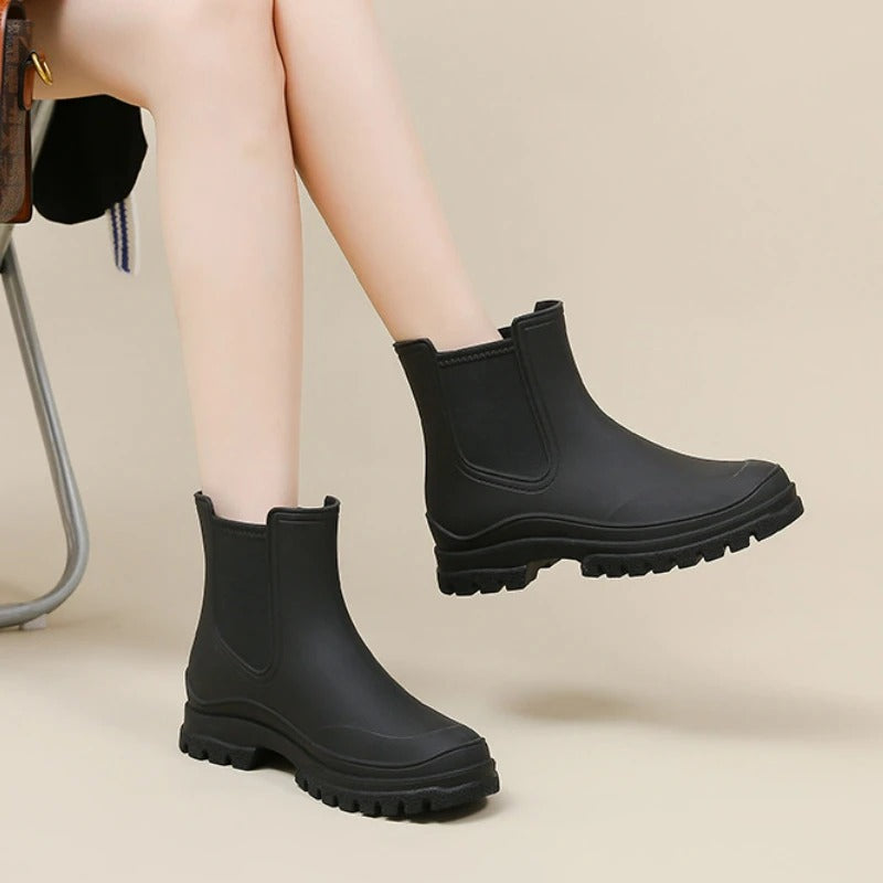 Kyra - Bottes de pluie de luxe mi-hautes et imperméables pour femmes