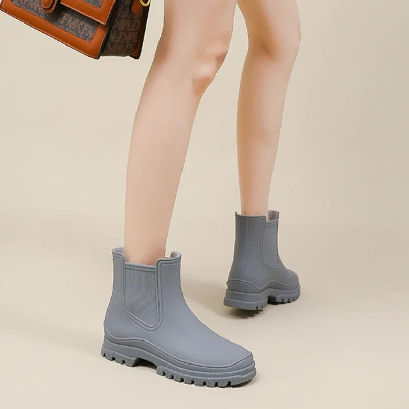 Kyra - Bottes de pluie de luxe mi-hautes et imperméables pour femmes