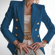 Donatella - Elégant blazer de créateur avec boutons dorés