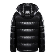 Heidi - Veste en duvet noir brillant