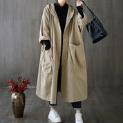 Sibilla - Trench oversized avec grandes poches latérales