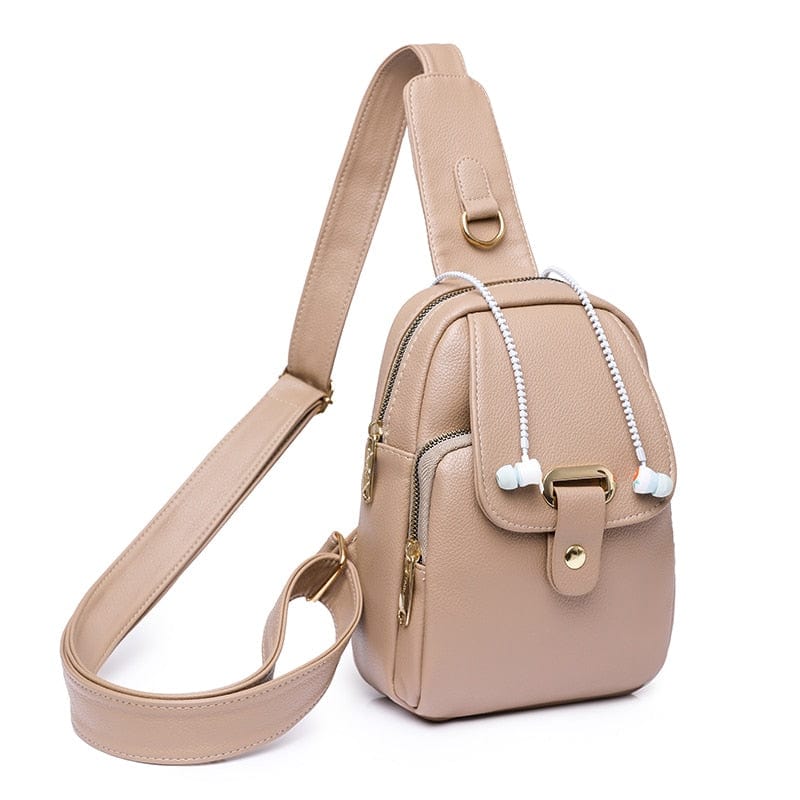 Lizzy - Sac en cuir pour femme Banana