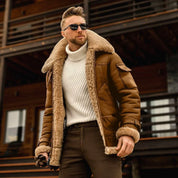 Wistan - Manteau d'hiver pour homme à rembourrage épais