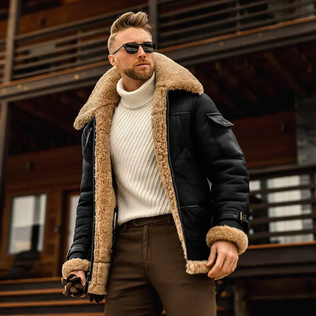 Wistan - Manteau d'hiver pour homme à rembourrage épais