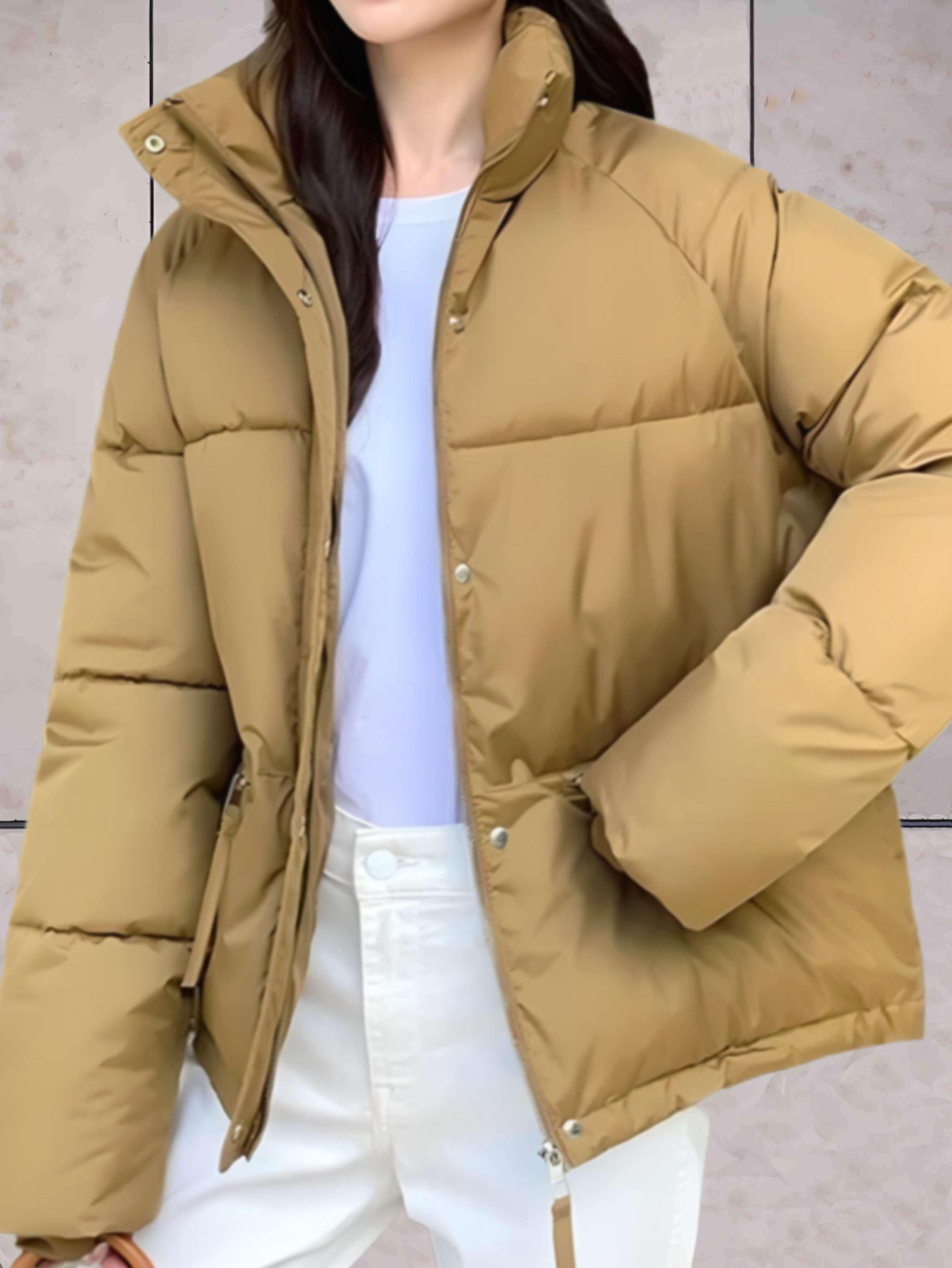 Mavine - Veste parka avec col montant et double fermeture